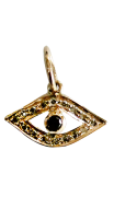 Evil Eye Gold Charm